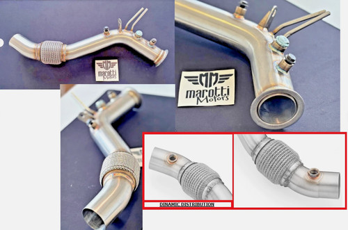 Downpipe inox bmw 4 5 - inox,