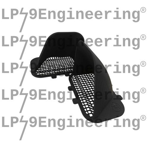 Black abs air scoop - black,