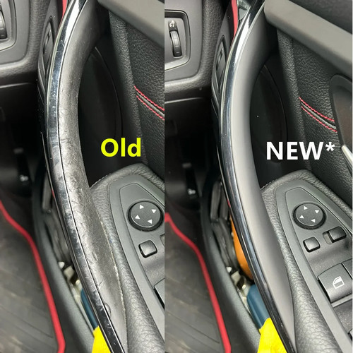 Maniglia porta auto nera per
